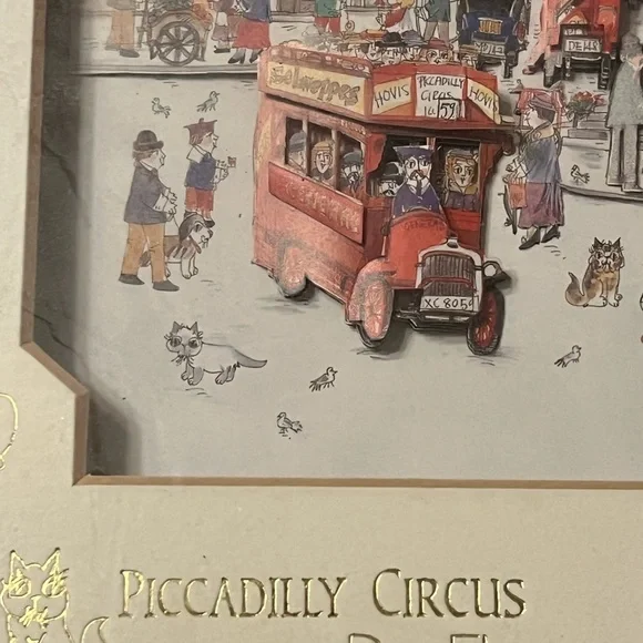 Piccadilly Circus Framed Artwork - Picture 4 of 13